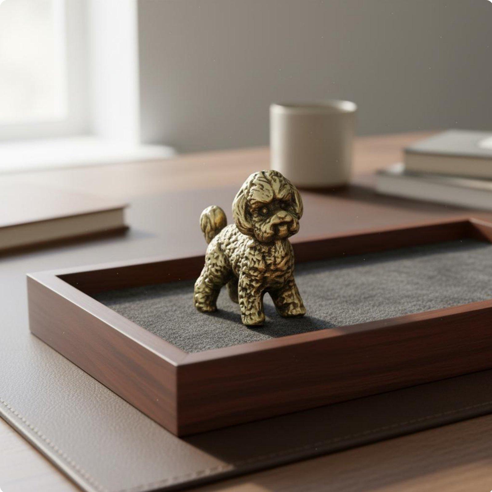 Vintage Collectible Bears - Solid Brass Teddy Bear Figurine Antique