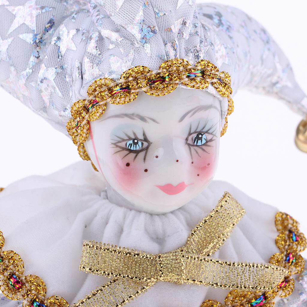 Vintage Collectible Clowns - Porcelain Dolls Clown 16cm Vintage Collectible