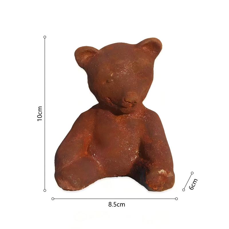 Rustic Cast Iron Bear Figurine - Vintage Collectible Bears 评论和价格