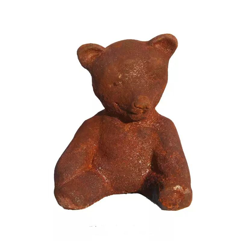 Rustic Cast Iron Bear Figurine - Vintage Collectible Bears 评论和价格