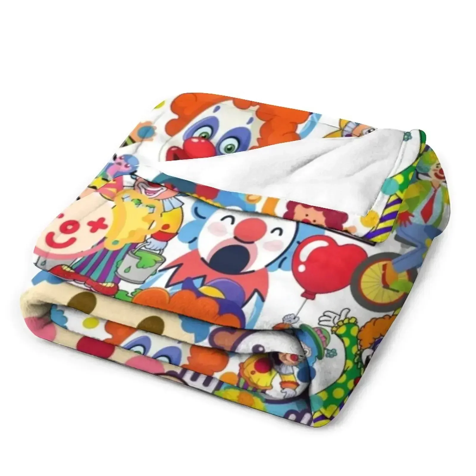 Clown Collection Throw Blanket - Vintage Collectible Clowns 评论和价格