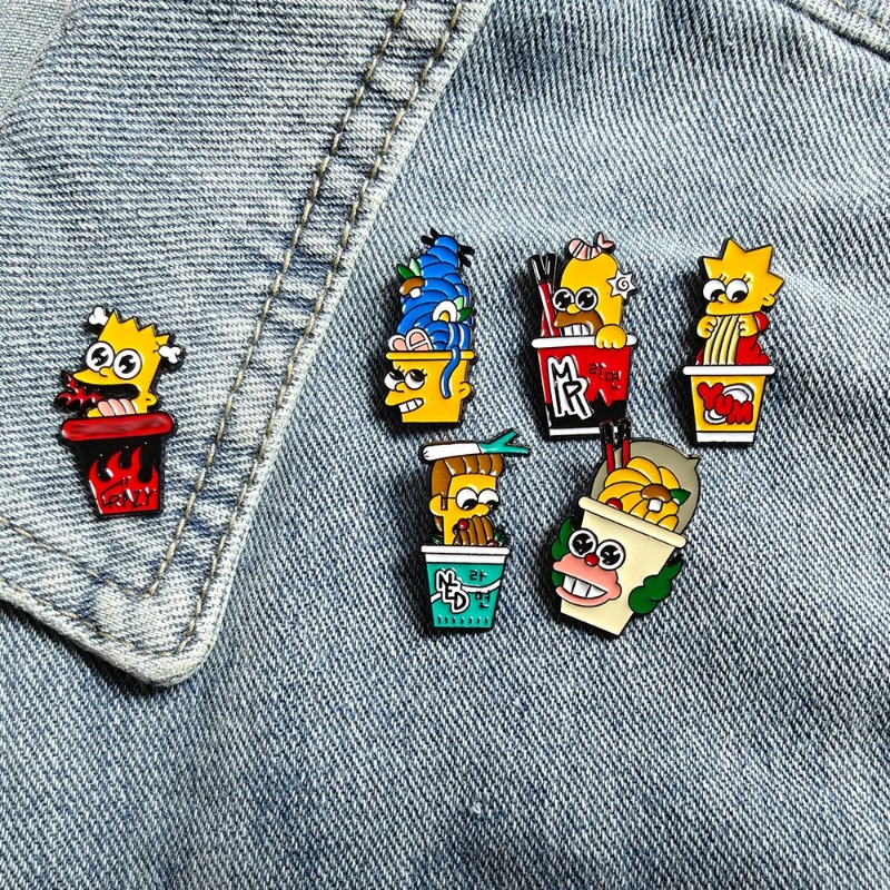 6pcs Set The Simpsons Cute fun - Vintage Items 评论和价格