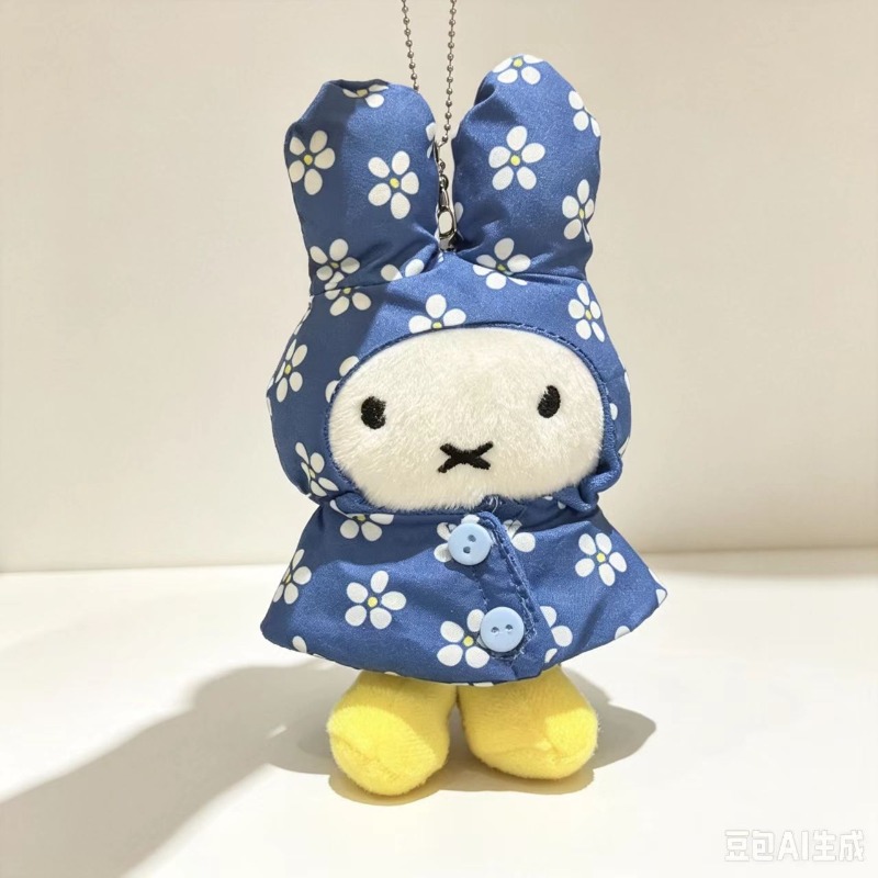 Miffy Raincoat Plush Keychain  - Vintage Items 评论和价格