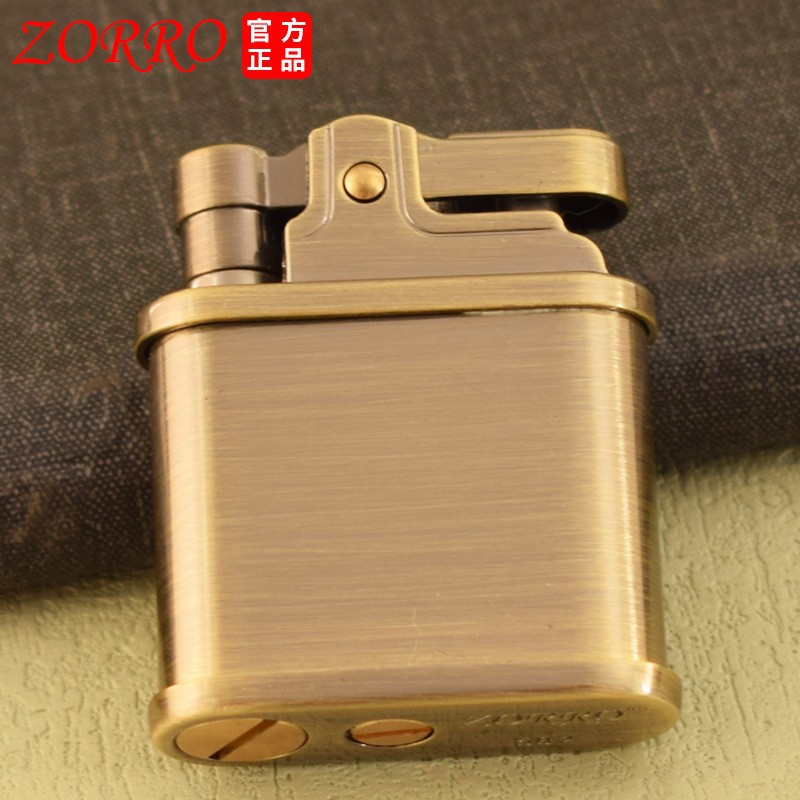 ZORRO 582 Brushed Brass Fuel L - Vintage Collectible Lighters 评论和价格