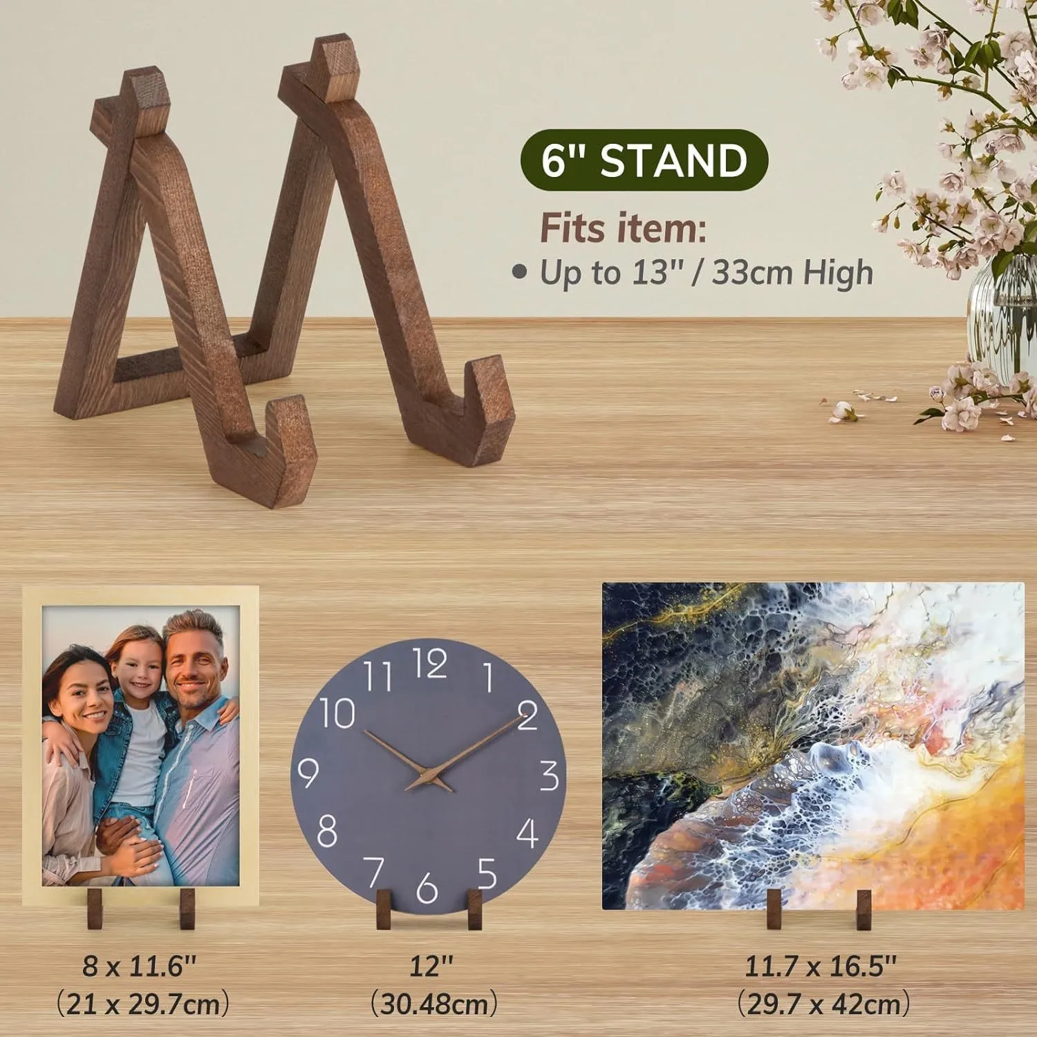 Vintage Desktop Wooden Plate H - Collectible Vintage Photos 评论和价格