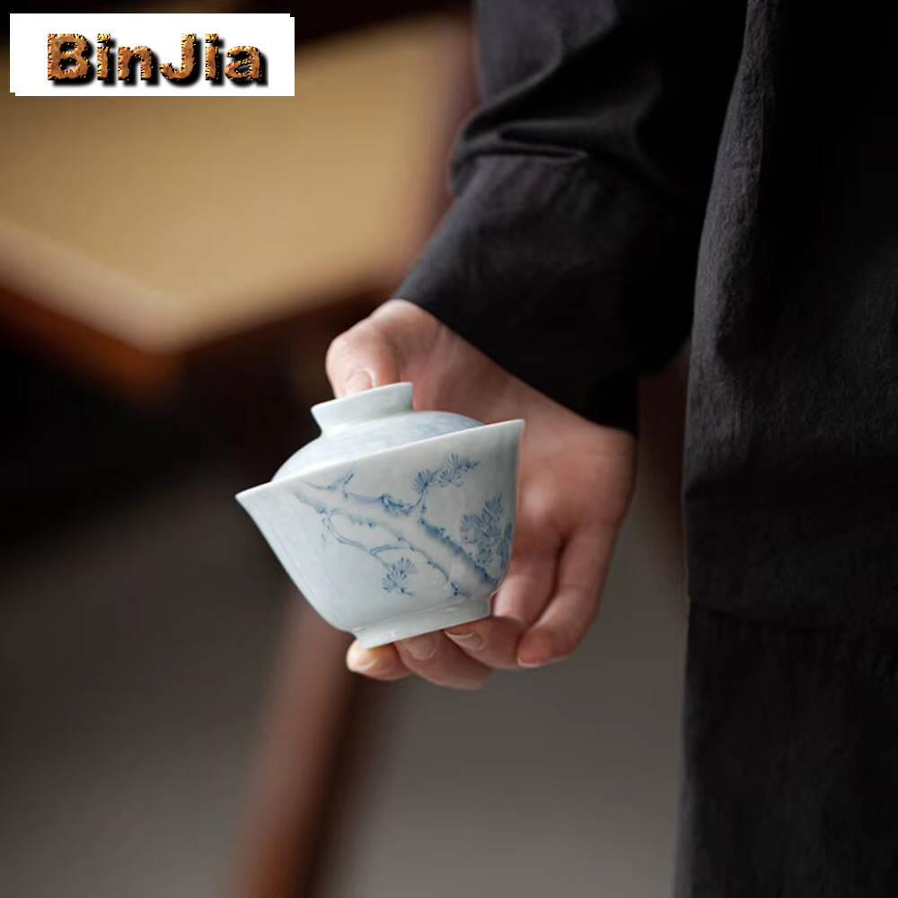 100ml Handpainted Pine Cover B - Vintage And Collectible Items 评论和价格
