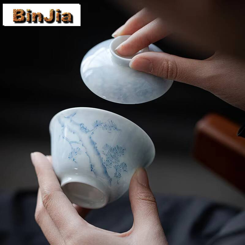 100ml Handpainted Pine Cover B - Vintage And Collectible Items 评论和价格